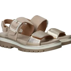 Ara Malaga S Sandalen Beige Dames|DAMES Sandalen|Comfort
