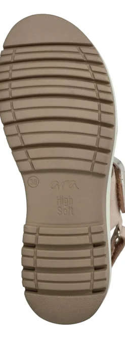 Ara Malaga S Sandalen Beige Dames|DAMES Sandalen|Comfort