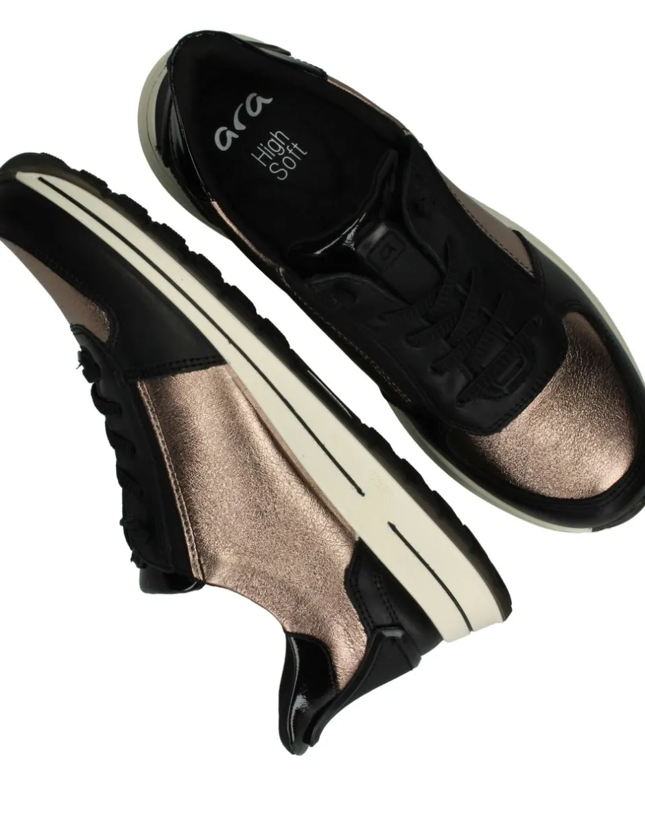 Ara Osaka 2.0 Sneakers Goud Dames|DAMES Comfort|Instappers