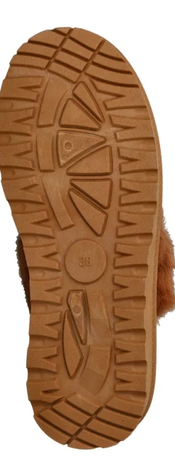 Belizia Pantoffels Bruin Dames|DAMES Pantoffels