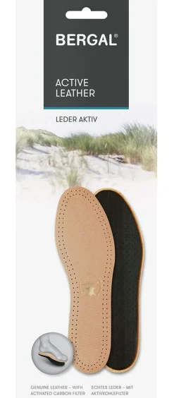 Bergal Active Leather Zooltjes Dames Heren|DAMES Inlegzolen|Inlegzolen