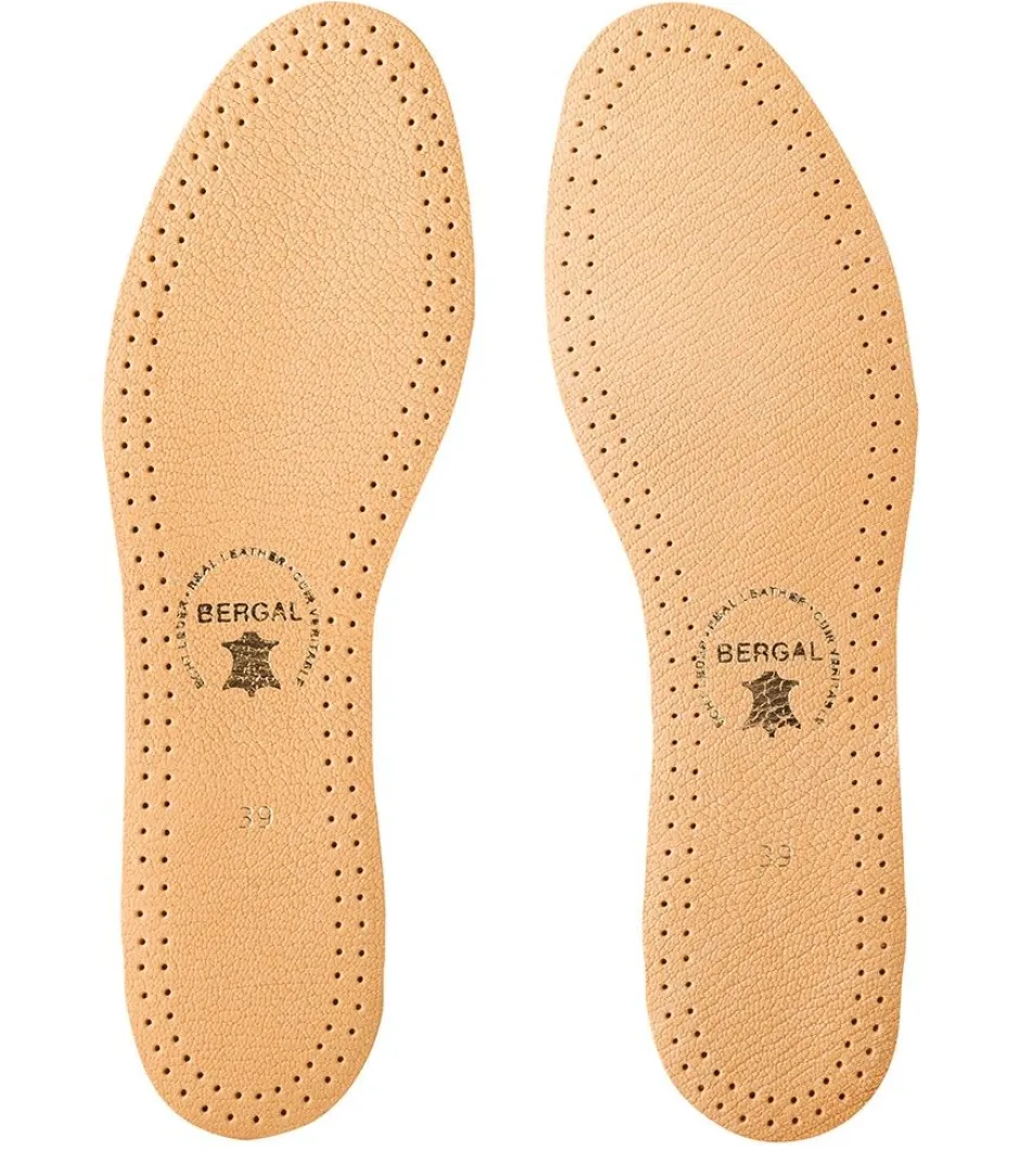 Bergal Active Leather Zooltjes Dames Heren|DAMES Inlegzolen|Inlegzolen