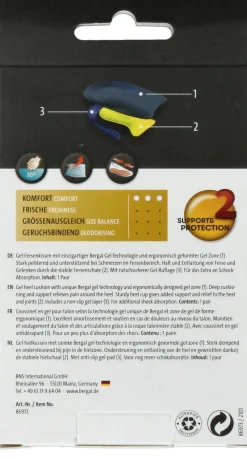 Bergal Gel Motion Heel Zooltjes Dames Heren|DAMES Inlegzolen|Inlegzolen