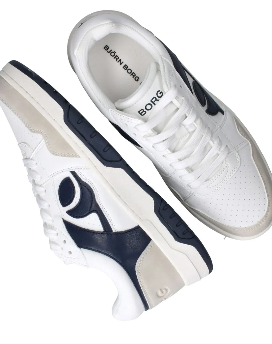 Bjorn Borg Ollie WB Sneakers Wit Heren|Heren Sneakers