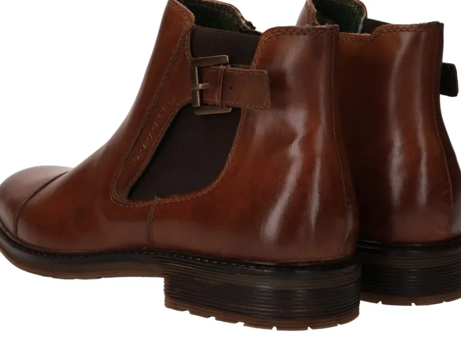 Bugatti Chelseaboots Cognac Heren|Heren Boots