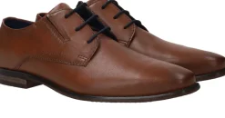 Bugatti Veterschoenen Cognac Heren|Heren Veterschoenen