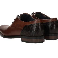 Bugatti Veterschoenen Cognac Heren|Heren Veterschoenen