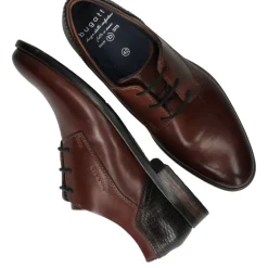 Bugatti Veterschoenen Cognac Heren|Heren Veterschoenen