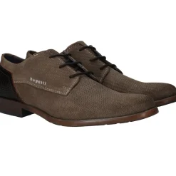Bugatti Veterschoenen Taupe Heren|Heren Veterschoenen