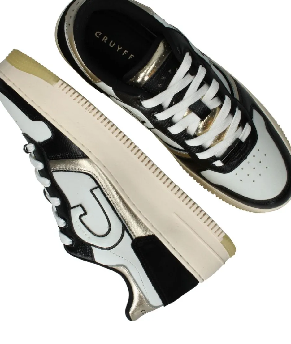 Cruyff Campo High Lux Tall Sneakers Zwart Dames|DAMES Sneakers