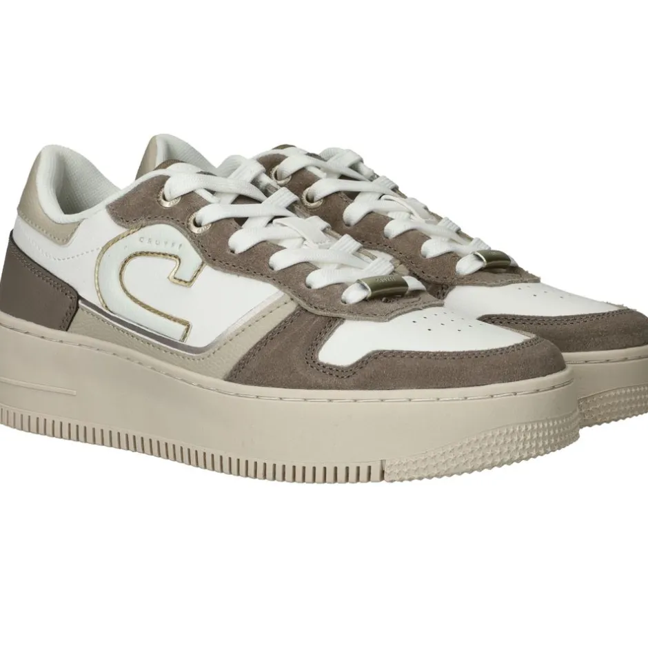 Cruyff Campo Low Tall Sneakers Beige Dames|DAMES Sneakers