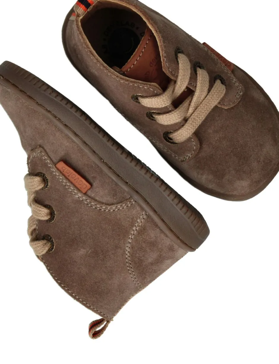 Develab Firststep Babyschoentjes Taupe Meisjes Jongens| Baby|Boots