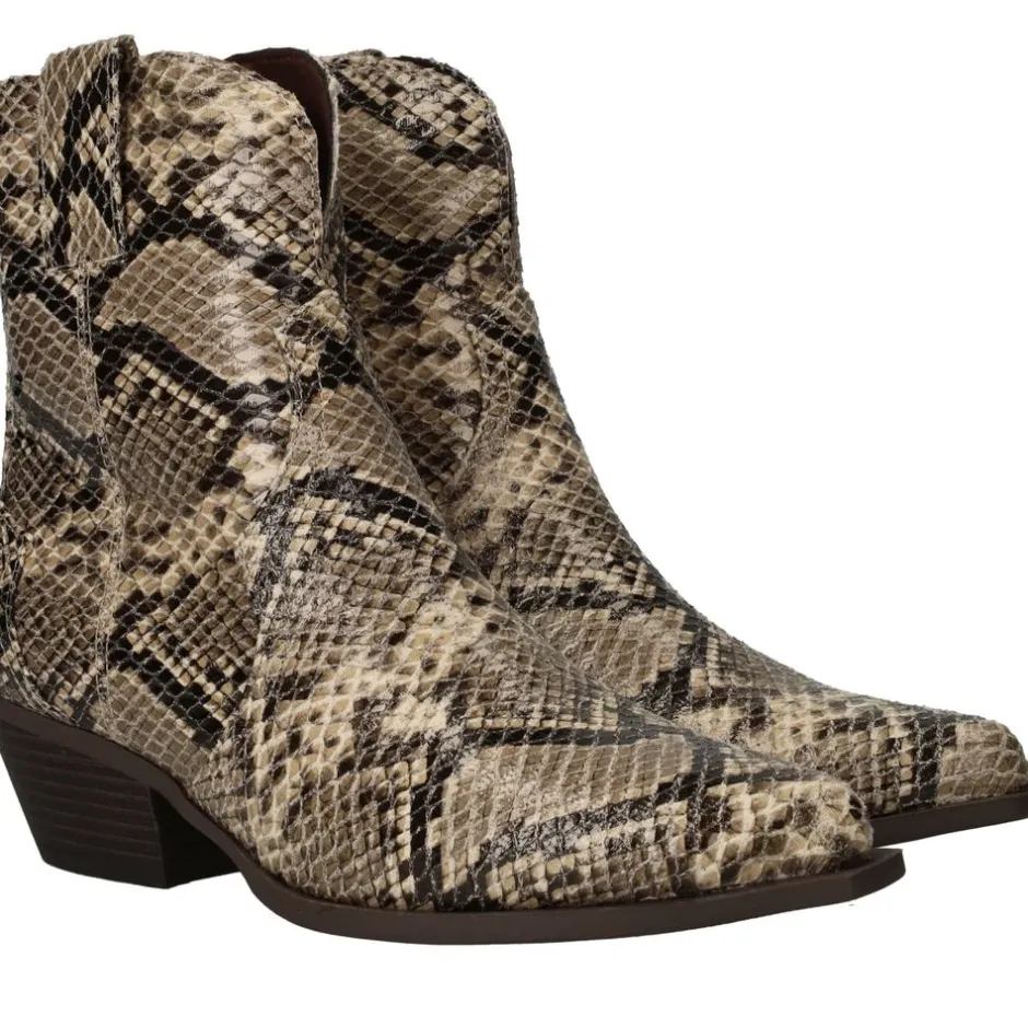 DSTRCT Enkellaarsjes Beige Dames|DAMES Enkellaarsjes