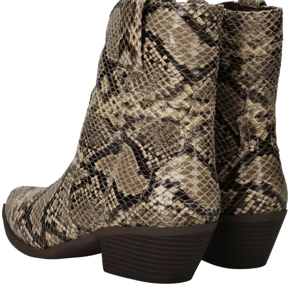 DSTRCT Enkellaarsjes Beige Dames|DAMES Enkellaarsjes