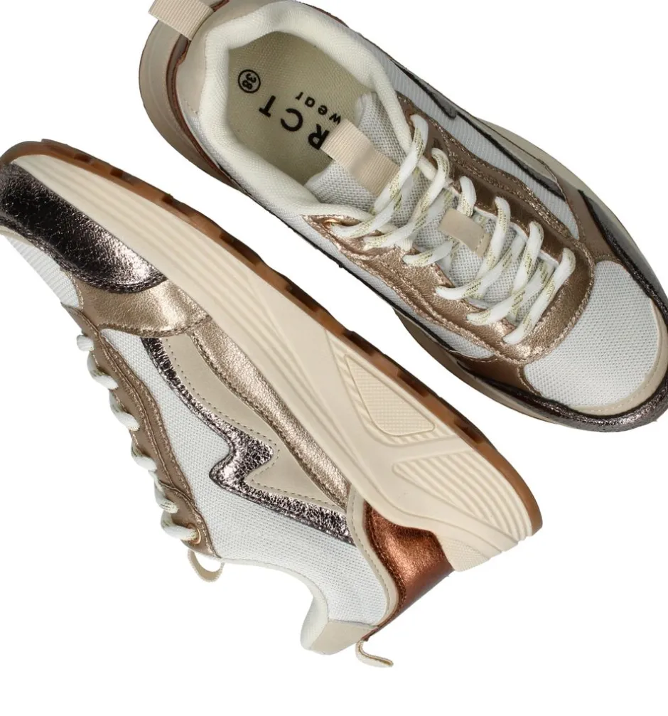 DSTRCT Sneakers Beige Dames|DAMES Sneakers