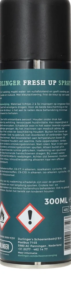 Durlinger Fresh Up Spray Spray|DAMES Schoenverzorging|Schoenverzorging