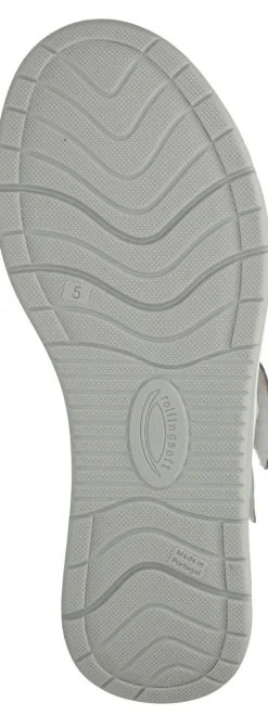 Gabor Rollingsoft Sandalen Wit Dames|DAMES Sandalen|Comfort