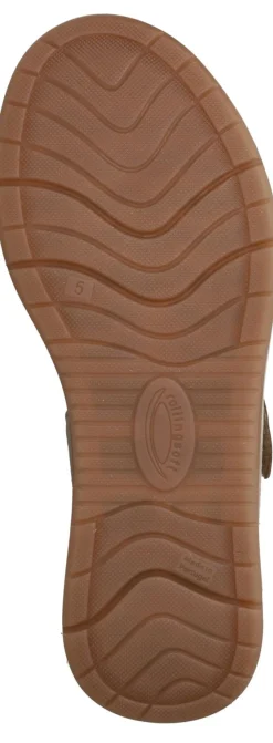 Gabor Rollingsoft Sandalen Beige Dames|DAMES Sandalen|Comfort