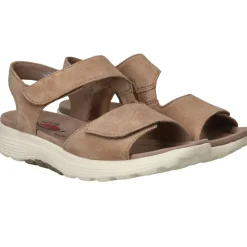 Gabor Rollingsoft Sandalen Taupe Dames|DAMES Sandalen|Comfort