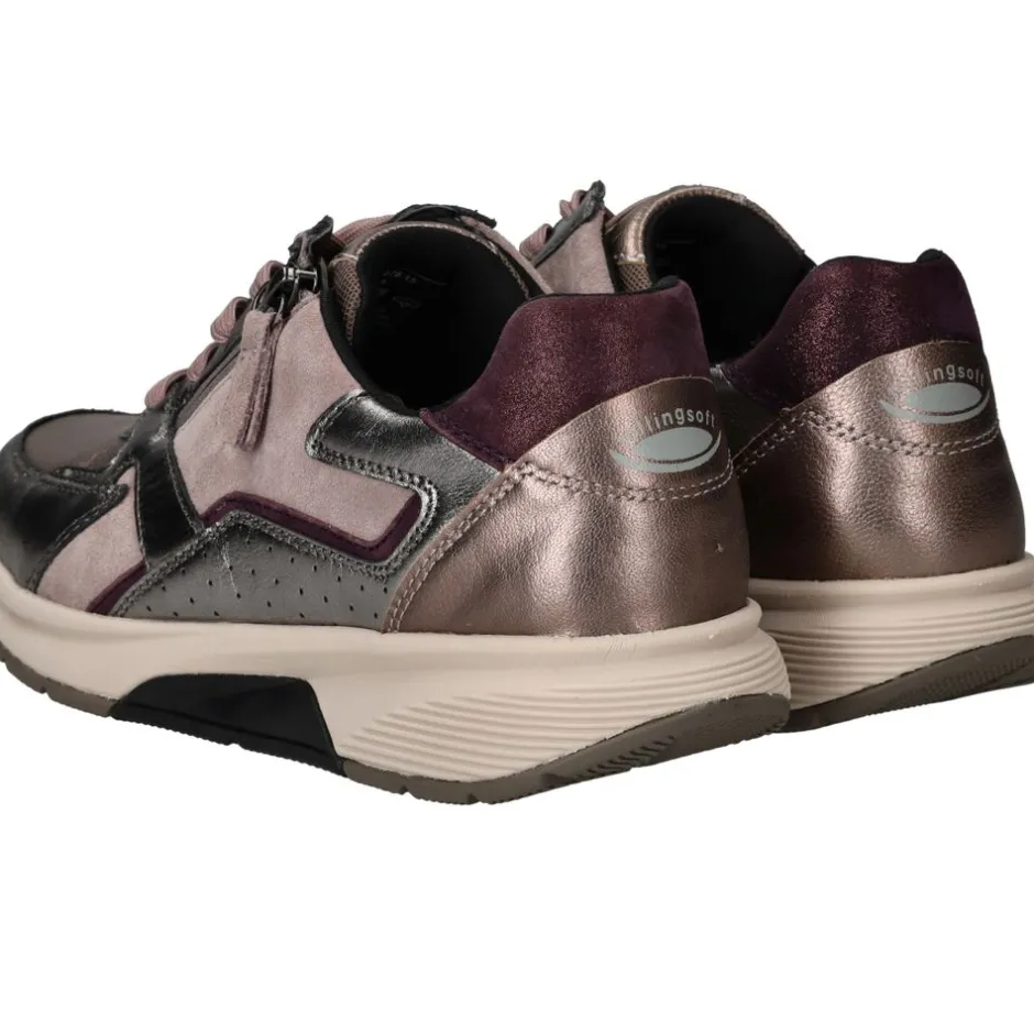 Gabor Rollingsoft Sneakers Roze Dames|DAMES Comfort|Sneakers
