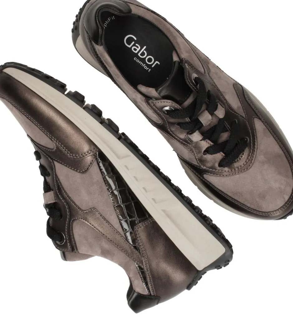 Gabor Sneakers Bruin Dames|DAMES Comfort|Sneakers