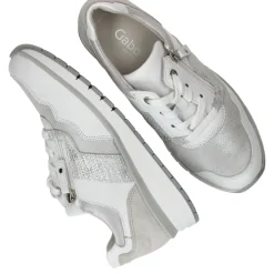 Gabor Sneakers Wit Dames|DAMES Veterschoenen|Comfort