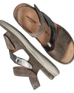 Hartjes Sandalen Taupe Dames|DAMES Sandalen|Comfort