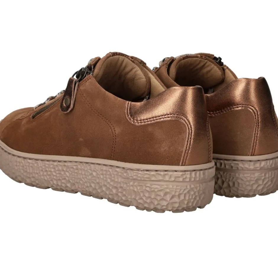 Hartjes Sneakers Cognac Dames|DAMES Comfort|Sneakers