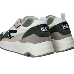 HUB Glide S43 Sneakers Groen Heren|Heren Sneakers