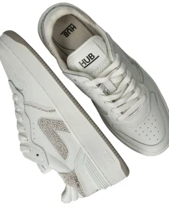 HUB Smash L31 Sneakers Beige Dames|DAMES Sneakers