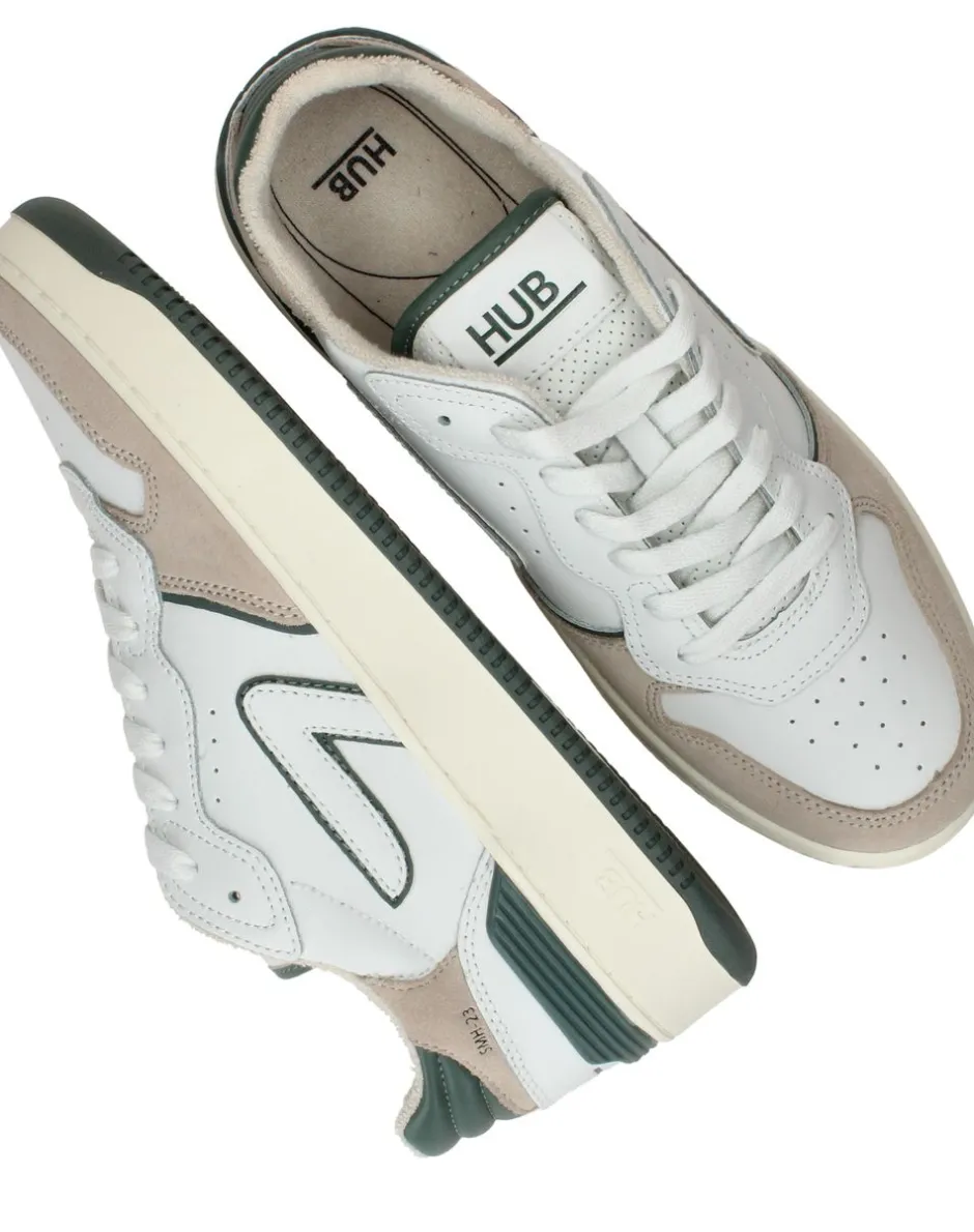 HUB Smash L68 Sneakers Wit Heren|Heren Sneakers