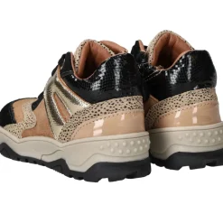 IKKE IK-KE Sneakers Bruin Meisjes| Sneakers