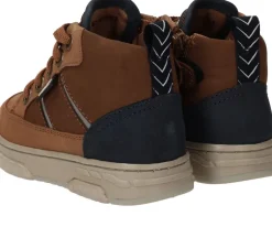 IKKE IK-KE Sneakers Cognac Jongens| Sneakers