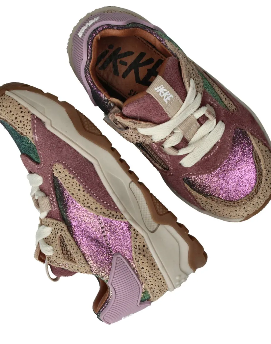 IKKE IK-KE Sneakers Roze Meisjes| Sneakers