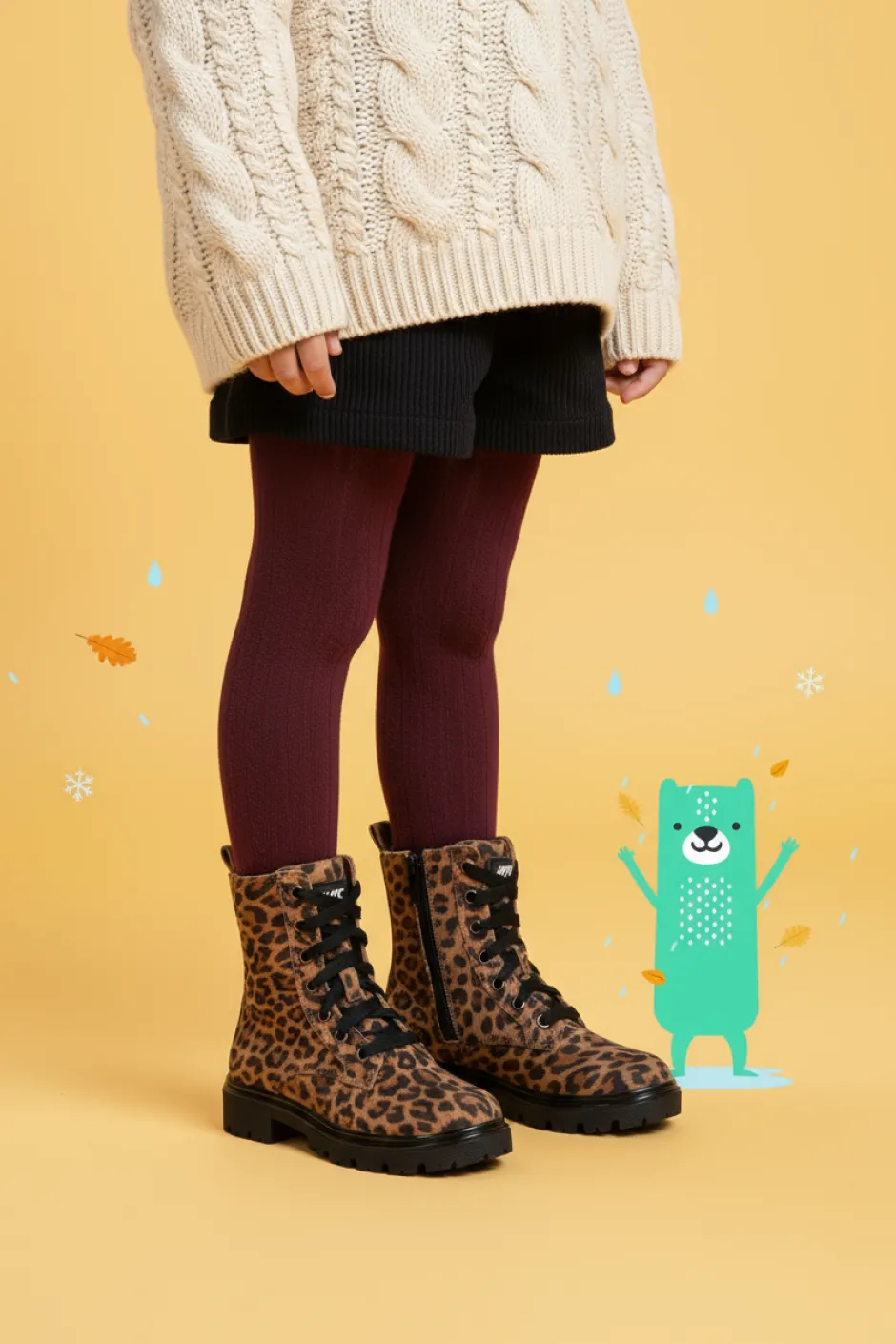 IKKE IK-KE Veterboots Meisjes| Boots