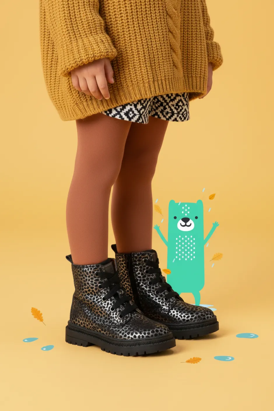 IKKE IK-KE Veterboots Meisjes| Boots