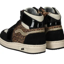IKKE IK-KE Veterschoenen Zwart Meisjes| Sneakers