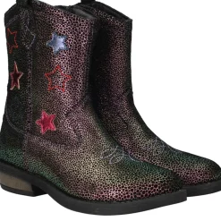 IKKE IK-KE Westernboots Paars Meisjes| Enkellaarsjes|Boots