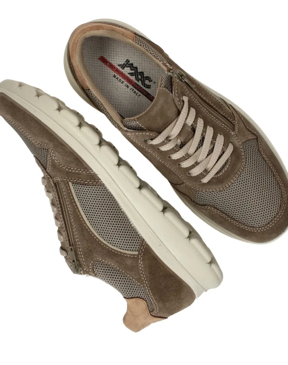 Imac Ernest Sneakers Beige Heren|Heren Sneakers|Comfort