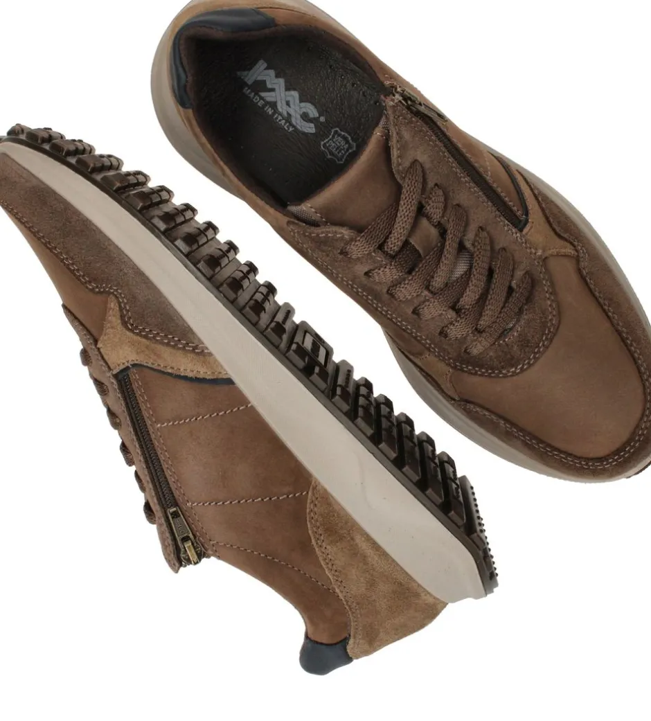 Imac Sneakers Taupe Heren|Heren Comfort|Sneakers