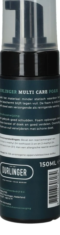 Durlinger 3-in-1 Multi Care Foam Foam|DAMES Schoenverzorging|Schoenverzorging