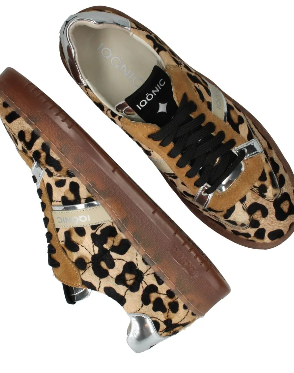 IQONIC IQÔNIC Sneakers Bruin Dames|DAMES Sneakers