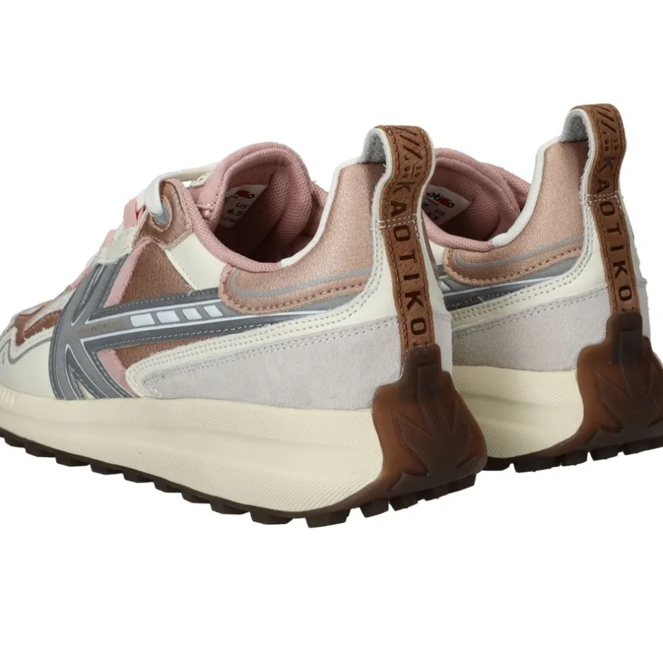 Kaotiko Detroit Tach Sneakers Roze Dames|DAMES Sneakers