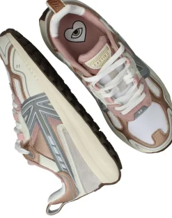 Kaotiko Detroit Tach Sneakers Roze Dames|DAMES Sneakers