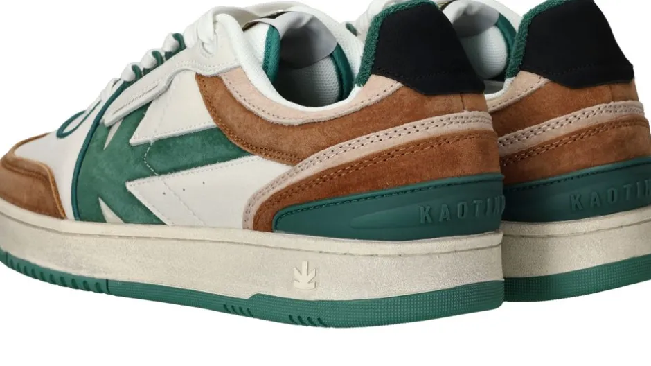 Kaotiko Sneakers Beige Heren|Heren Sneakers
