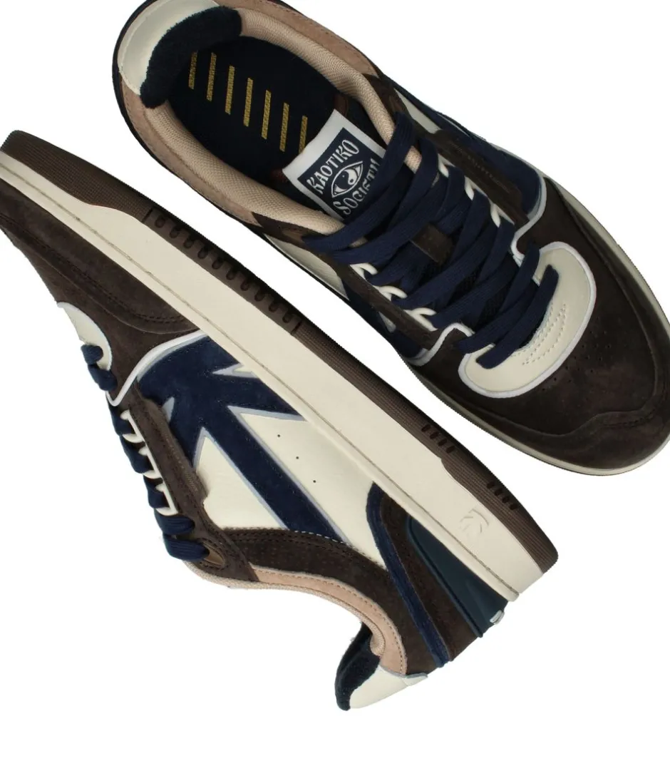 Kaotiko Sneakers Bruin Heren|Heren Sneakers