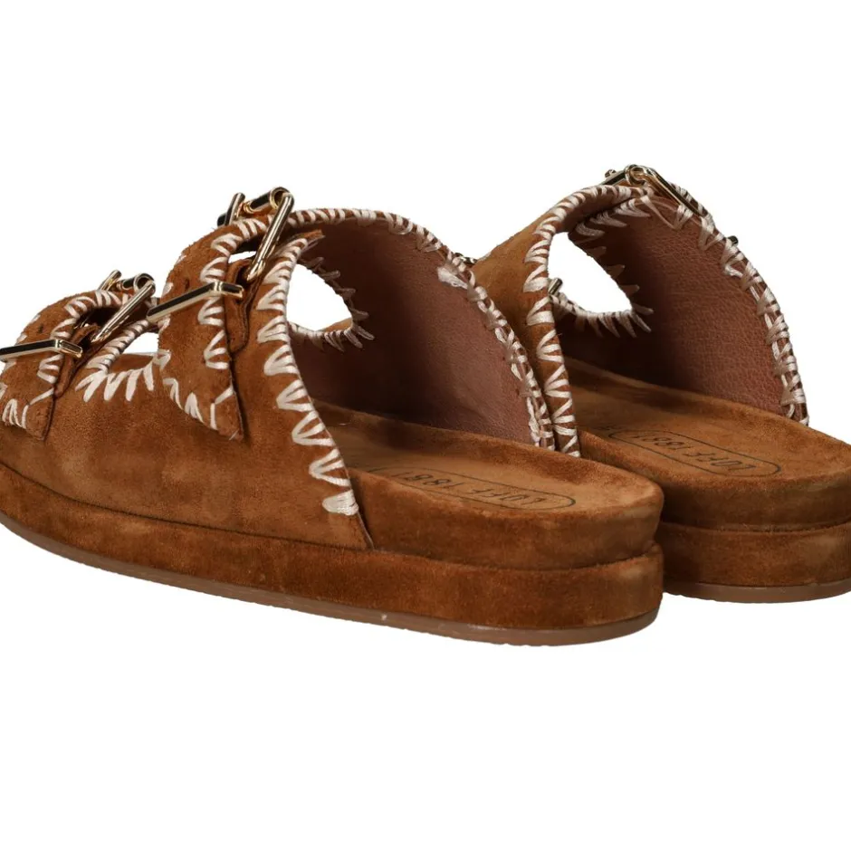 LOFF 1881 Slippers Cognac Dames|DAMES Slippers