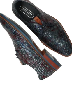 LOFF 1881 Veterschoenen Blauw Heren|Heren Veterschoenen