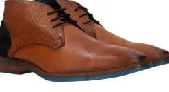 LOFF 1881 Veterschoenen Cognac Heren|Heren Veterschoenen