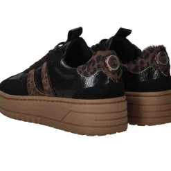 LOFF 1881 Veterschoenen Zwart Dames|DAMES Veterschoenen|Sneakers